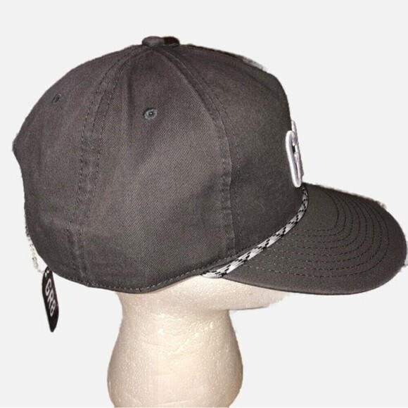 GR81 Gray Low Profile Baseball Cap Hat New - Picture 2 of 4